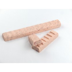 Lingote de frutos rojos y chocolate blanco