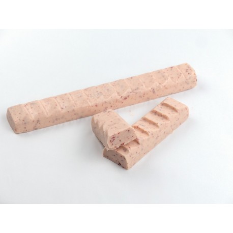 Lingote de frutos rojos y chocolate blanco